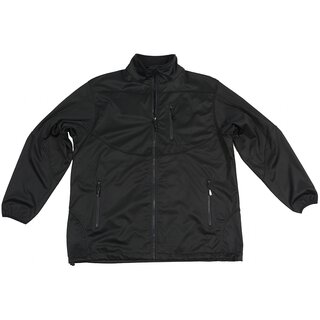 Übergrößen Bi-elastische Softshell Jacke marc & mark schwarz 3XL-12XL