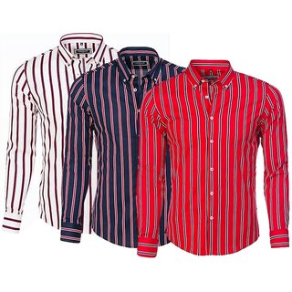 Brandneu Designer Hemd CARISMA in 3 Farben gestreift...