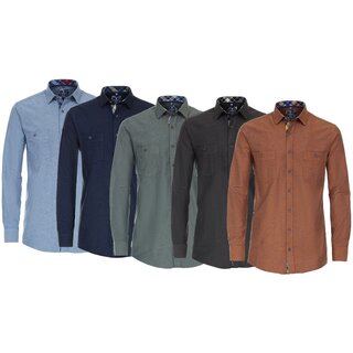REDMOND bergren Langarmhemd 5 Farben 2XL-6XL Comfort Fit