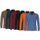 REDMOND Langarm-Poloshirt 6 Farben S-4XL Regular Fit