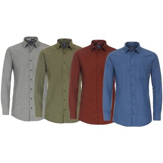 REDMOND Langarmhemd 4 Farben S-2XL Comfort Fit