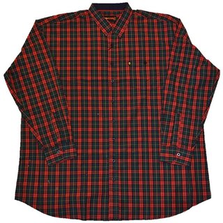bergren Herrenhemd KAMRO Dunkelgrn/Rot kariert 3XL-12XL
