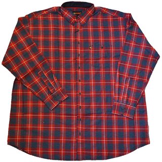 bergren Herrenhemd KAMRO Blau/Rot kariert 5XL-12XL