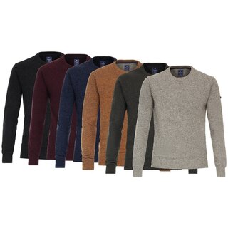 REDMOND Pullover 6 Farben meliert S-4XL Regular Fit