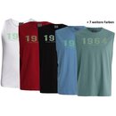 �bergr��e Tanktop AHORN SPORTS 11 Farben Druck Vintage...