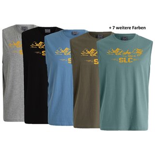 bergren Tanktop AHORN SPORTSWEAR 11 Farben Druck SLC...