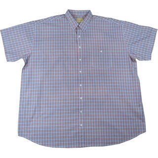 KAMRO bergren Herrenhemd Rosa/Blau/Wei kariert...