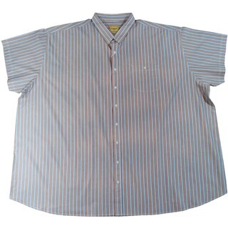 KAMRO bergren Herrenhemd Rosa/Blau/Wei gestreift...