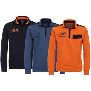 REDMOND Troyer-Sweatshirt 3 Farben bestickt M-4XL Regular...