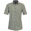 REDMOND Kurzarmhemd Grn gemustert 5XL Comfort Fit