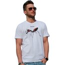 Cooles BLACK ANTZZ T-Shirt BASIC 3 in Weiß mit Aufdruck...