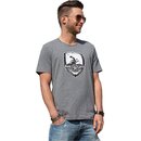 Cooles BLACK ANTZZ T-Shirt CREST in Grau mit Emblem