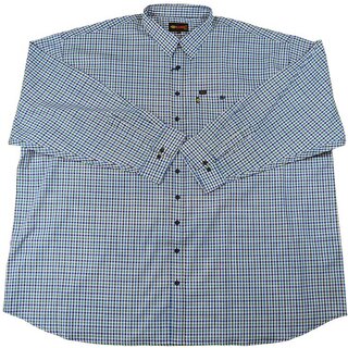 KAMRO bergren Herrenhemd Blau/Trkis/Schwarz/Wei...