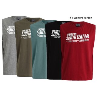 bergren Tanktop AHORN SPORTSWEAR 11 Farben Druck Lone...