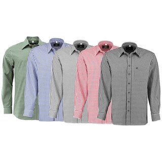 OS Trachten bergren Langarmhemd 5 Farben Stickerei auf...