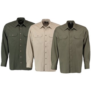 OS Trachten bergren Langarmhemd 3 Farben mit 2...