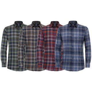 REDMOND bergren Flanellhemd Brusttasche 4 Farben...