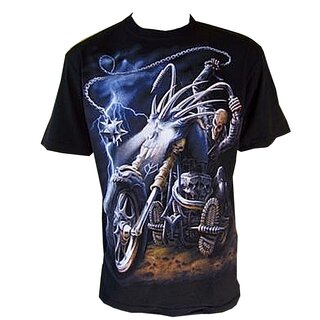 Krasses Spiral T-Shirt RIDE TO HELL schwarz M,L und XXL