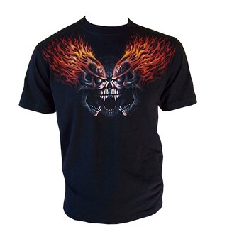Krasses Spiral T-Shirt FACE OFF schwarz in M,L und XXL