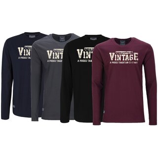 bergren Longshirt AHORN SPORTSWEAR 5 Farben Vintage...