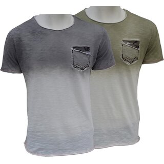 Brandneu Designer T-Shirt CARISMA Khaki oder Schwarz...