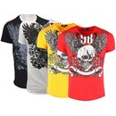 Brandneu Designer T-Shirt CARISMA 4 Farben Nieten CRM4443