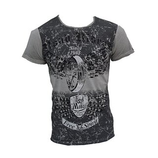 Brandneu ! Designer T-Shirt von CARISMA in Grau/Schwarz CRM4272 S bis XL