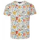 T-Shirt CARISMA buntes Comic-Muster CRM4621 S-XXL bunt XXL