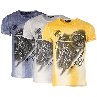 Brandneu Designer T-Shirt CARISMA 3 Farben Bike-Print...