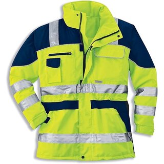 UVEX Arbeitsjacke Sicherheitsjacke Reflektorstreifen Gelb...