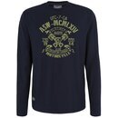 Übergrößen Longshirt AHORN SPORTSWEAR Schwarz Edmonton...