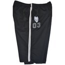 KAMRO bergren 3/4 Bermuda schwarz mit weien Streifen...