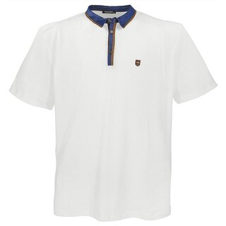 �bergr�ssen Hippes Polo-Shirt Kurzarm LAVECCHIA Wei� 5XL