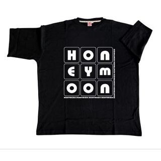 Übergrößen !!! Designer T-Shirt HONEYMOON Honeymoon 6XL bis 15XL