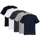 Übergrössen ! Basic T-Shirt Kurzarm LAVECCHIA 5 Farben...