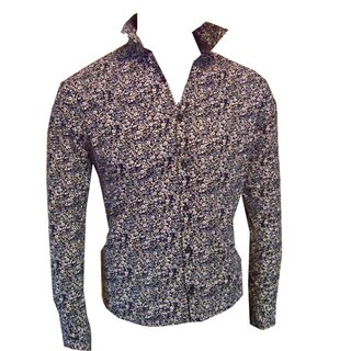 Schickes Designer Hemd von Tony Copper in 2 Farben mit floralem Print, M-XXL