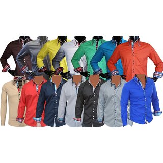 Brandneu Designer Hemd CARISMA 17 Farben CRMH-110