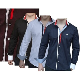 Brandneu Designer Hemd CARISMA 4 Farben uni CRM8036