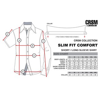 Brandneu Herrenhemd mit Leinen CARISMA 3 Farben gestreift CRM8455 S-4XL