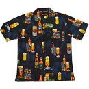 Übergrößen Kurzarm Hawaii Hemd KAMRO 15852 Beer...