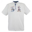 bergrssen Hippes Polo-Shirt Kurzarm LAVECCHIA Ecru 8XL