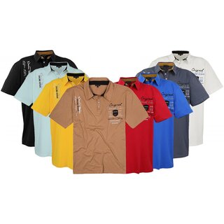 bergrssen Hippes Polo-Shirt Kurzarm LAVECCHIA 7 Farben...