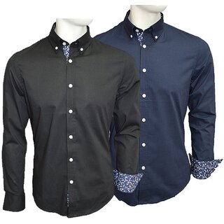 Brandneu Designer Herrenhemd CARISMA 2 Farben uni CRM8238