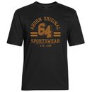 bergren ! T-Shirt AHORN SPORTSWEAR Schwarz Druck Athl....