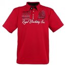 Übergrössen Hippes Polo-Shirt Kurzarm LAVECCHIA Rot 8XL