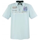 Übergrössen Hippes Polo-Shirt Kurzarm LAVECCHIA Mint 4XL