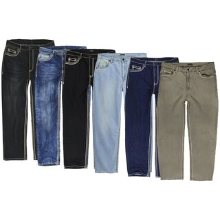 Übergrössen Jeans LAVECCHIA Comfort Fit LV-503 6 Farben...