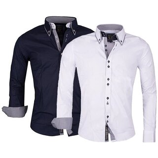 Brandneu Designer Hemd CARISMA 2 Farben uni CRM8260