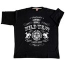 Übergrößen Designer T-Shirt HONEYMOON Wild West 3XL bis 15XL