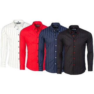 Brandneu Designer Hemd CARISMA in 4 Farben mit...